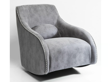 SWING RITMO VINTAGE - Rocking polyester armchair with armrests by KARE Design - view 2